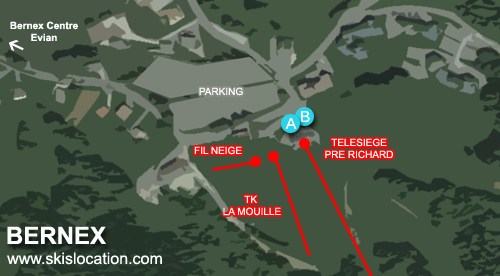 plan bernex station magasins location ski