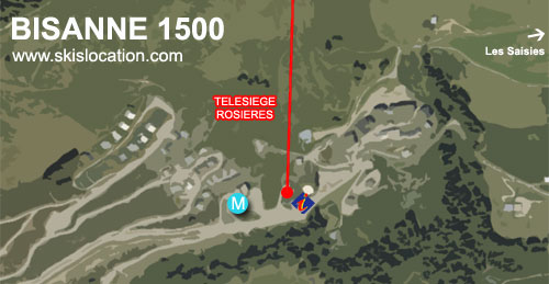 plan bisanne 1500 station de ski