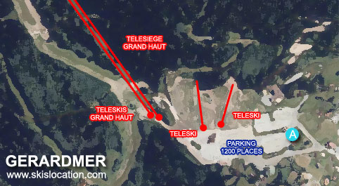 plan gerardmer ski la mauselaine