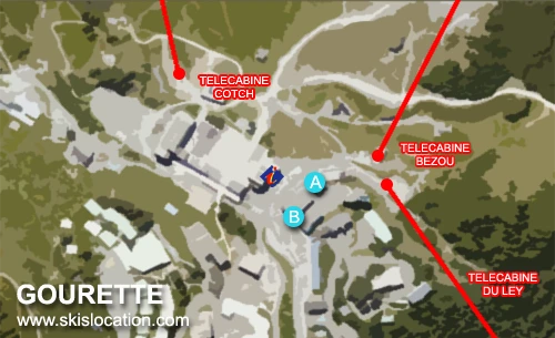 plan gourette station ski magasins location skiset skimium