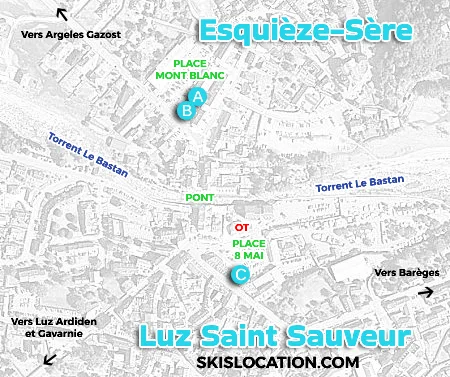 plan luz ardiden magasins location ski