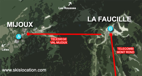 plan mijoux la faucille station de ski monts jura