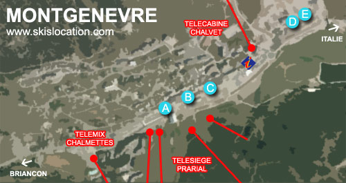 plan montgenevre station ski
