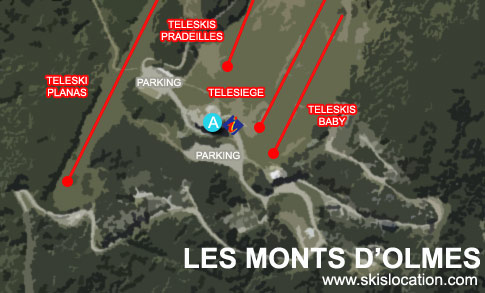 plan monts d'olmes station de ski