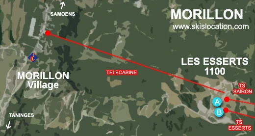 plan morillon magasins location skiset skimium