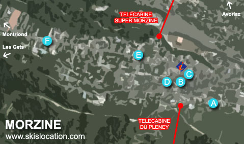 plan morzine station location ski