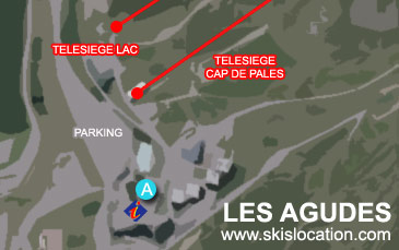 plan peyragudes les agudes station ski
