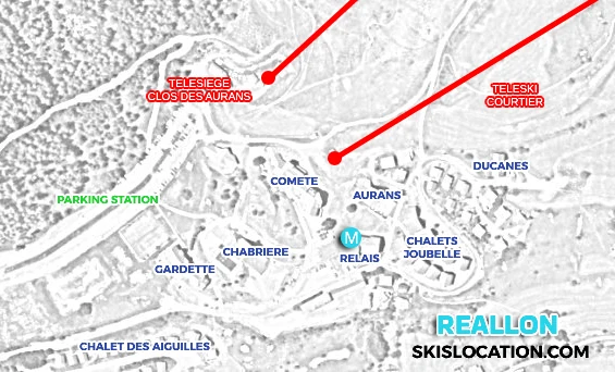 plan réallon station ski magasin