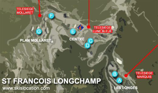 plan saint francois longchamp 1650 magasins location ski