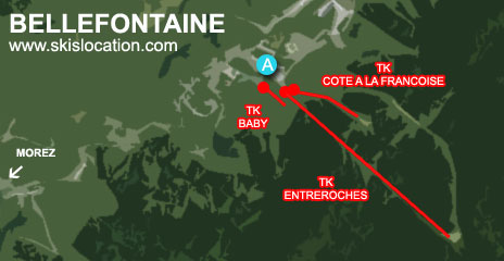 plan ski bellefontaine pistes ski alpin magasin location skiset