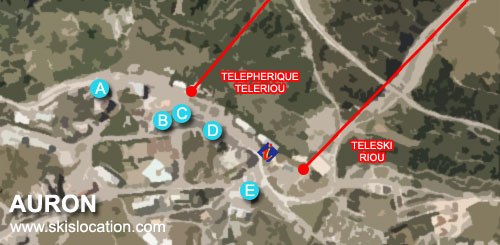 plan auron station de ski magasins location skiset skimium