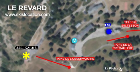 plan station ski Revard