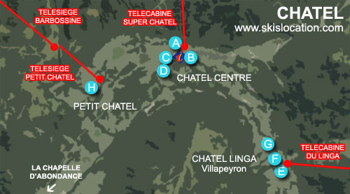 plan station ski chatel linga magasins location skiset skimium