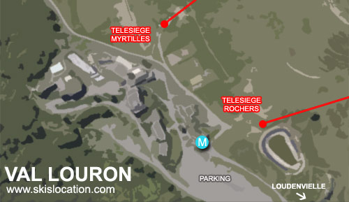 plan val louron station ski