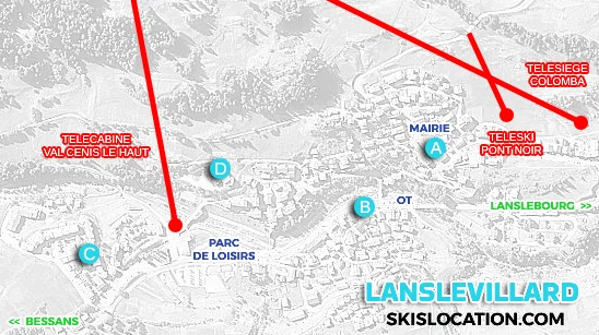 plan valcenis lanslevillard magasins ski