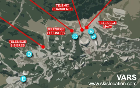 plan vars station ski magasins location skiset netski